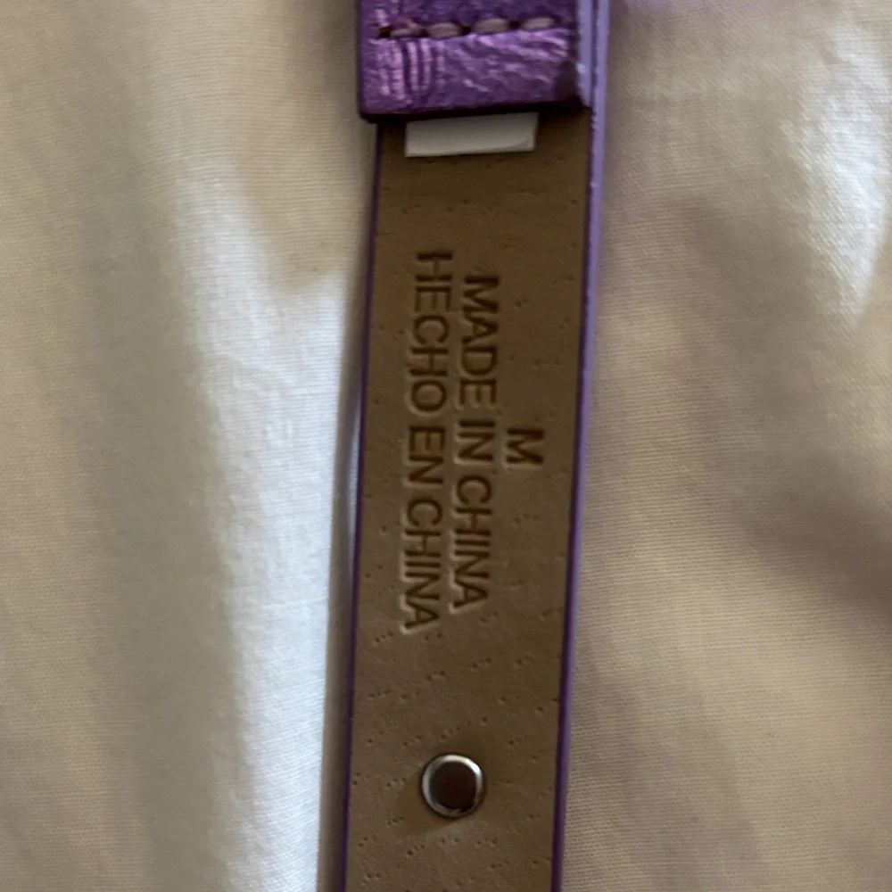 Target Kids Belt Set with Heart Charms - Purple, Silver, Black